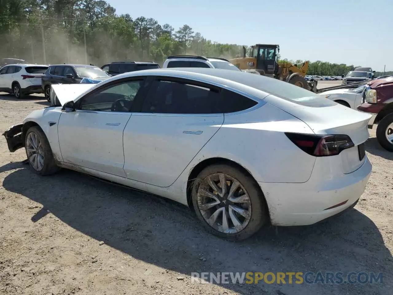 2 Photograph of a damaged car 5YJ3E1EA5LF708966 TESLA MODEL 3 2020