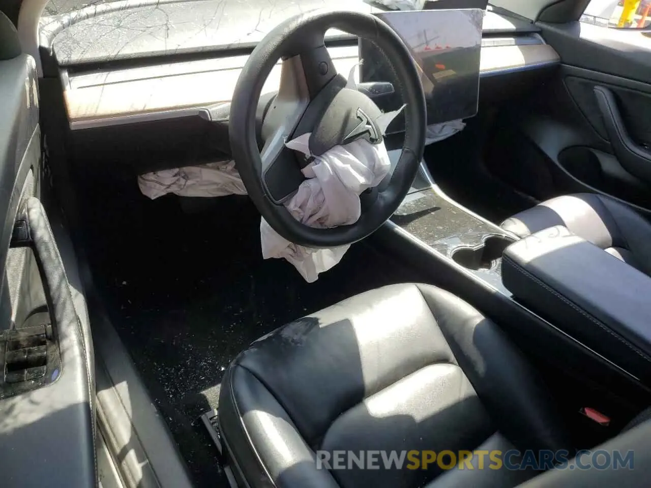 8 Photograph of a damaged car 5YJ3E1EA5LF708966 TESLA MODEL 3 2020