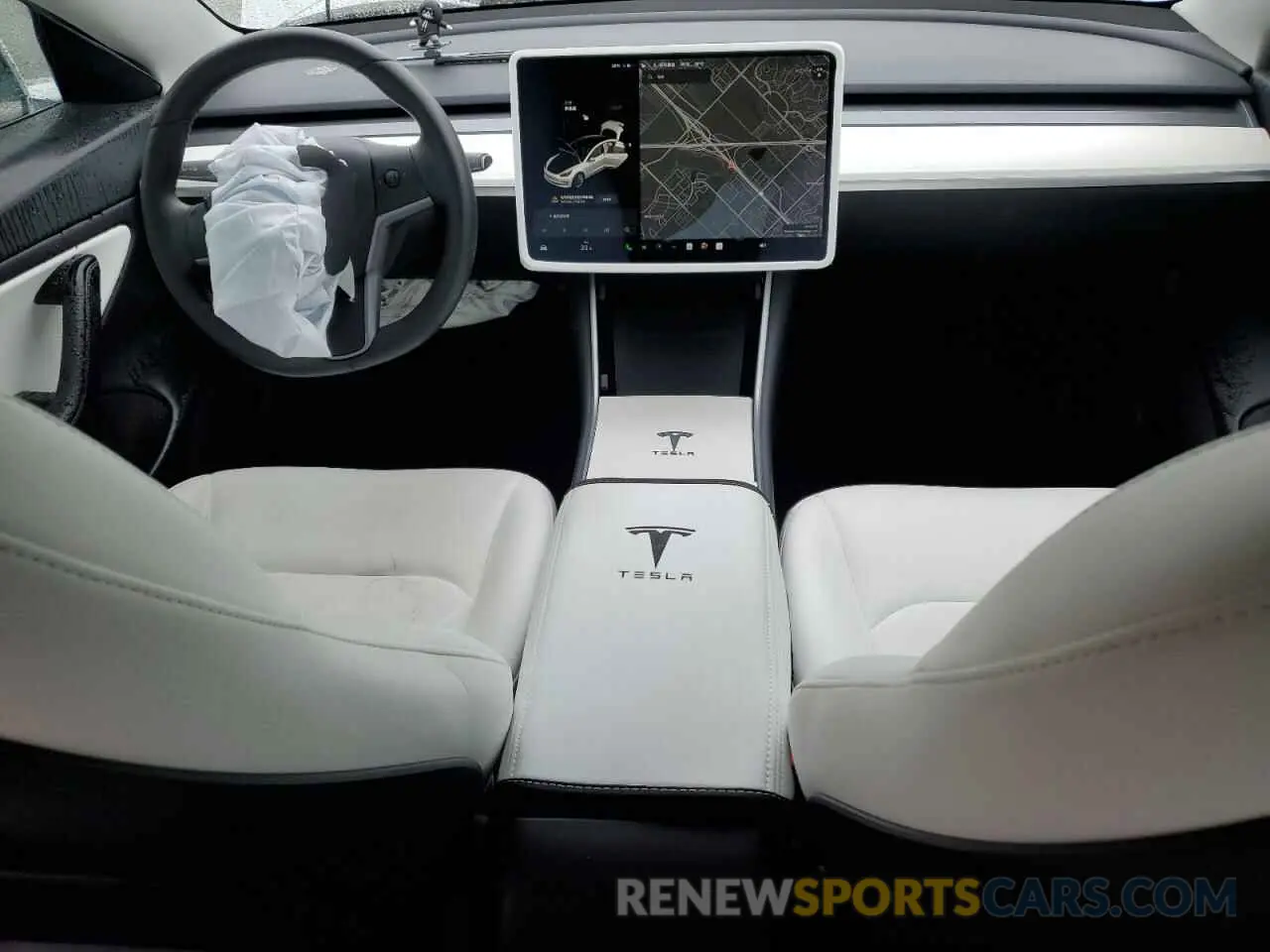 8 Photograph of a damaged car 5YJ3E1EA5LF717635 TESLA MODEL 3 2020
