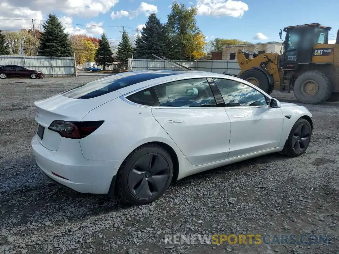 3 Photograph of a damaged car 5YJ3E1EA5LF737058 TESLA MODEL 3 2020