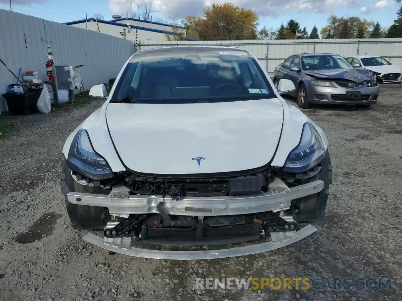 5 Photograph of a damaged car 5YJ3E1EA5LF737058 TESLA MODEL 3 2020