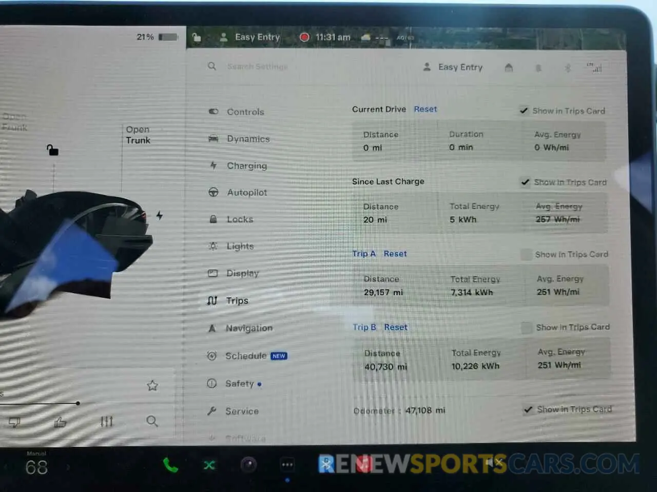 9 Photograph of a damaged car 5YJ3E1EA5LF737058 TESLA MODEL 3 2020