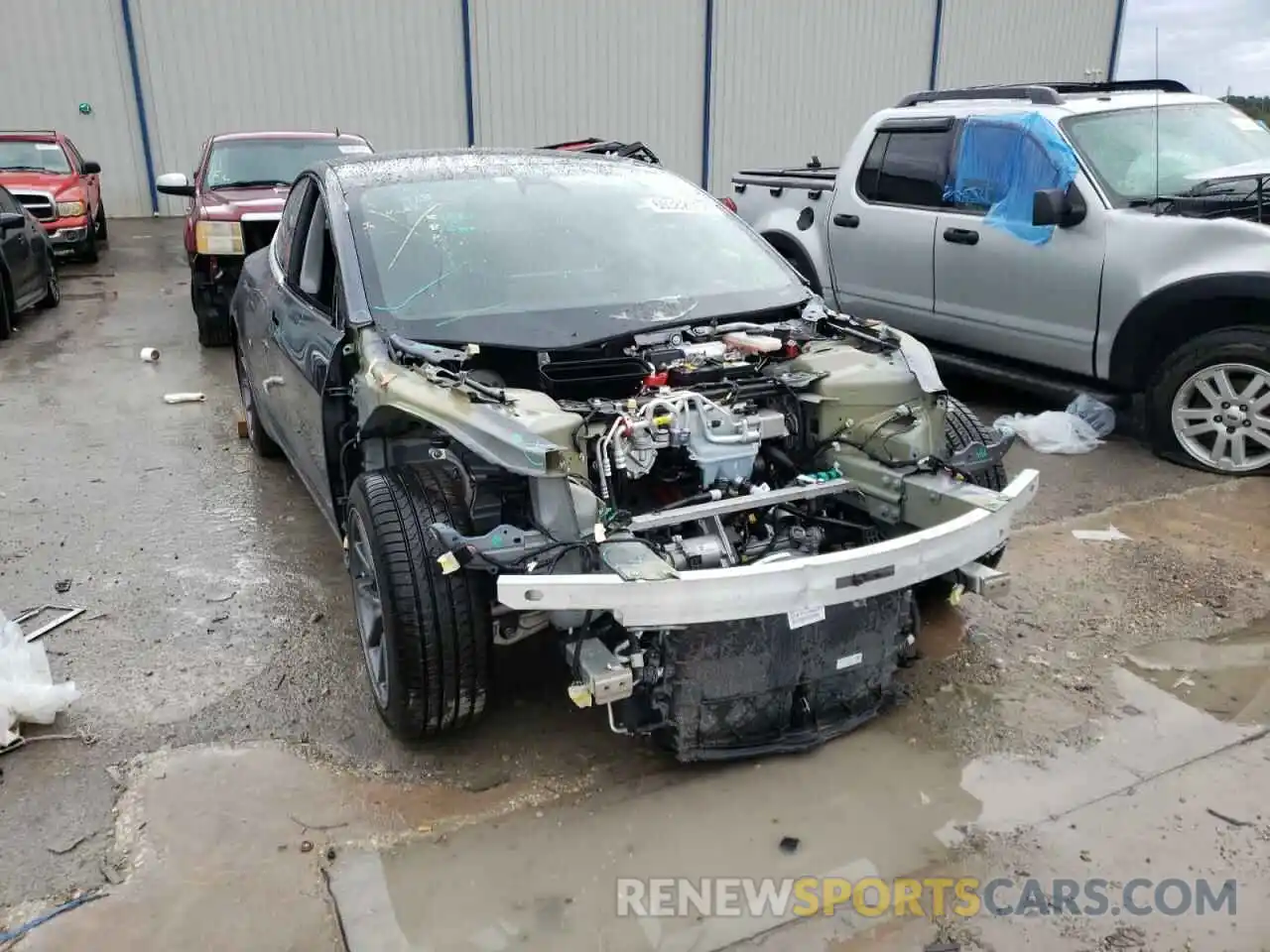 9 Photograph of a damaged car 5YJ3E1EA5LF739277 TESLA MODEL 3 2020