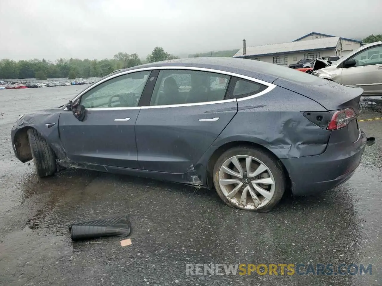 2 Photograph of a damaged car 5YJ3E1EA5LF740722 TESLA MODEL 3 2020
