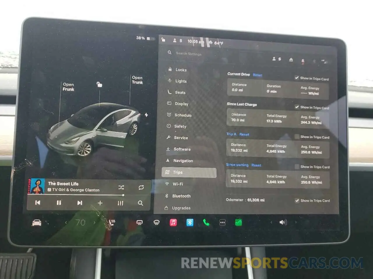 9 Photograph of a damaged car 5YJ3E1EA5LF740722 TESLA MODEL 3 2020
