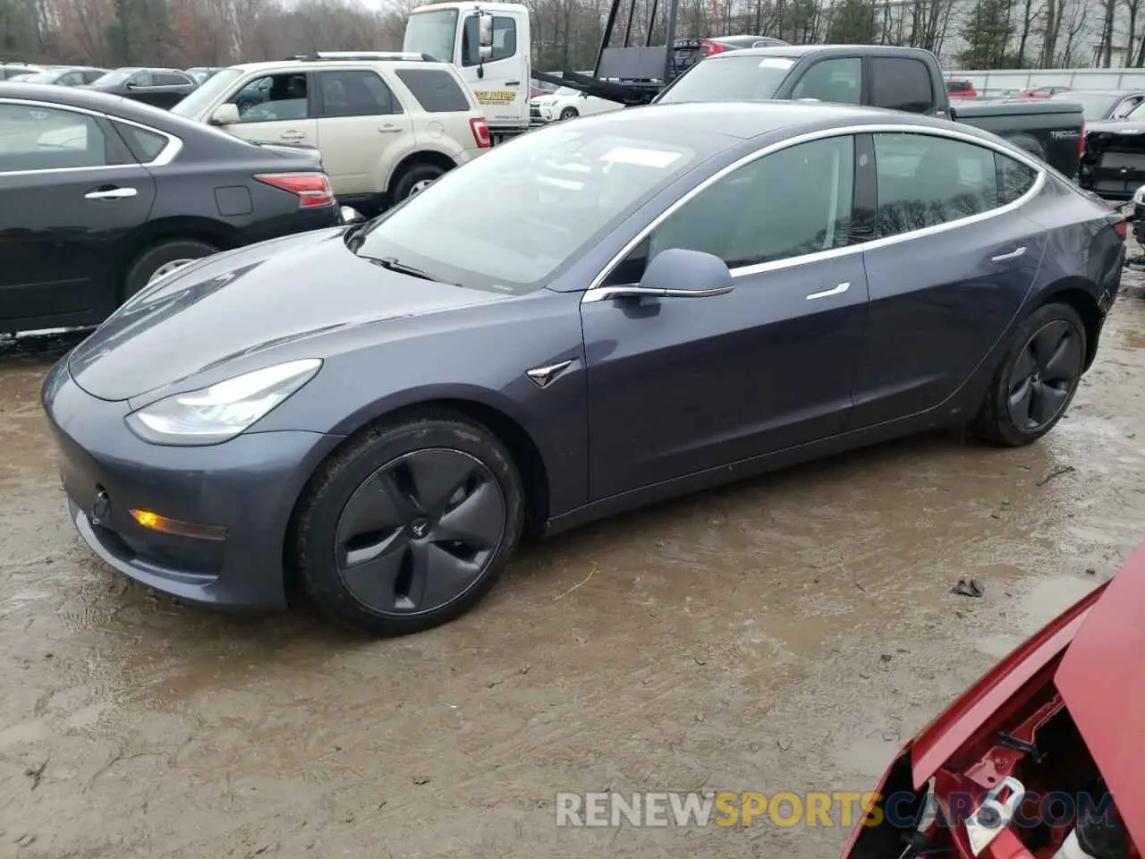 1 Photograph of a damaged car 5YJ3E1EA5LF784817 TESLA MODEL 3 2020