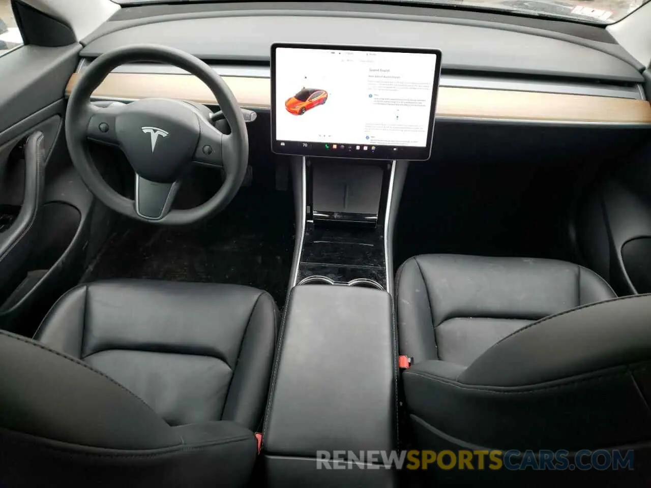 8 Photograph of a damaged car 5YJ3E1EA5LF784817 TESLA MODEL 3 2020