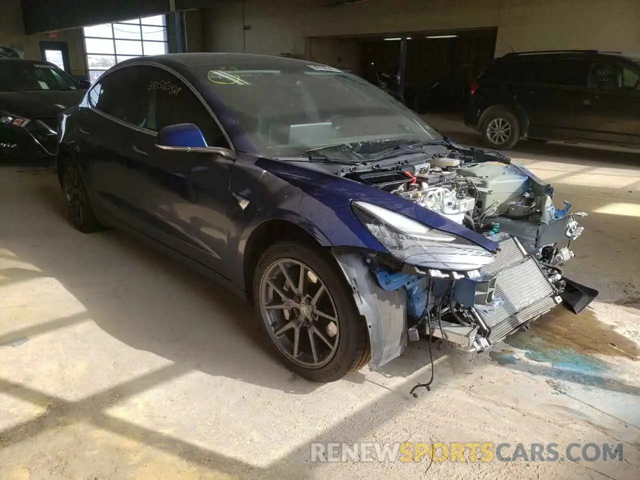 1 Photograph of a damaged car 5YJ3E1EA5LF785000 TESLA MODEL 3 2020