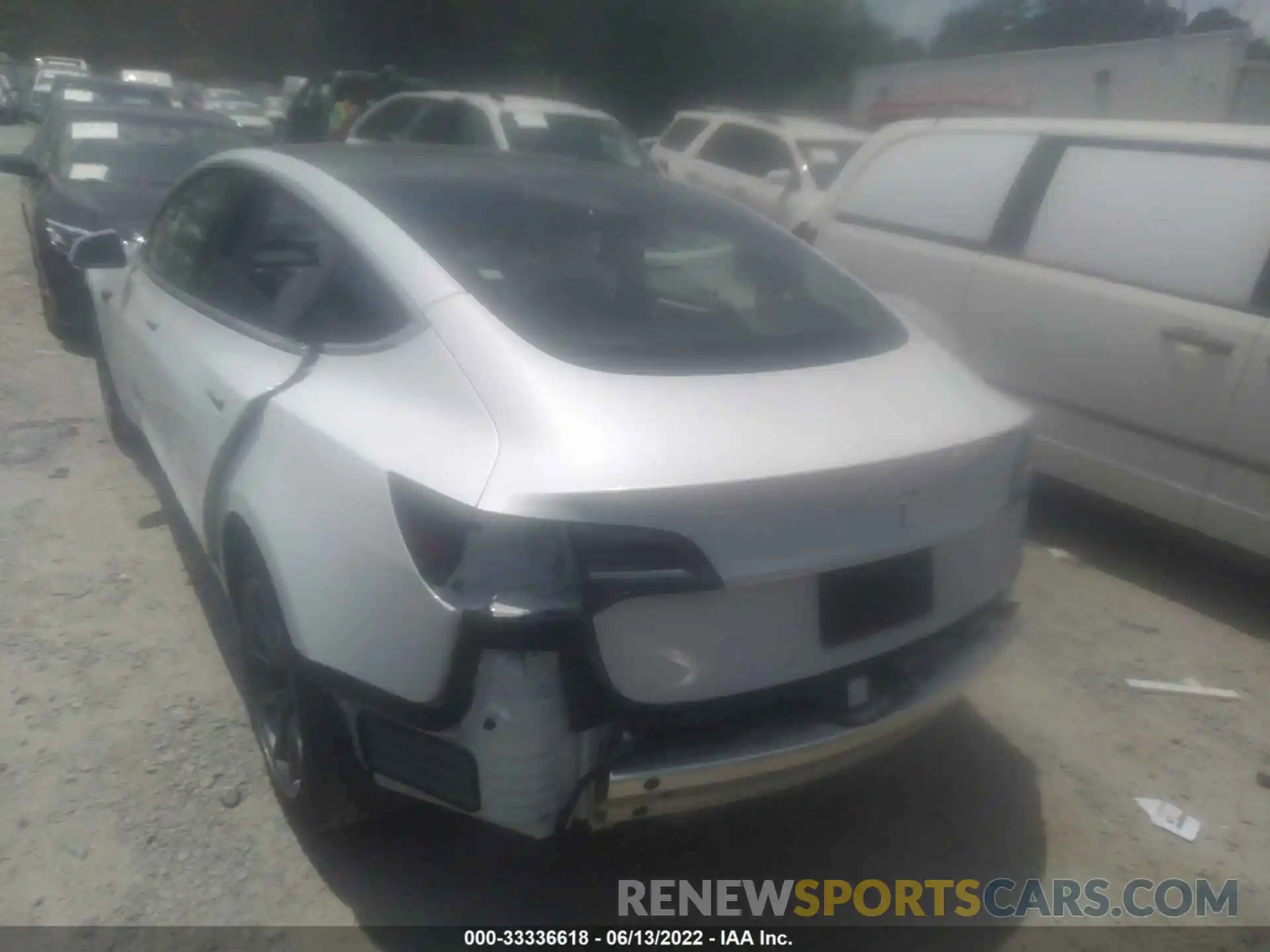 3 Photograph of a damaged car 5YJ3E1EA5LF793243 TESLA MODEL 3 2020