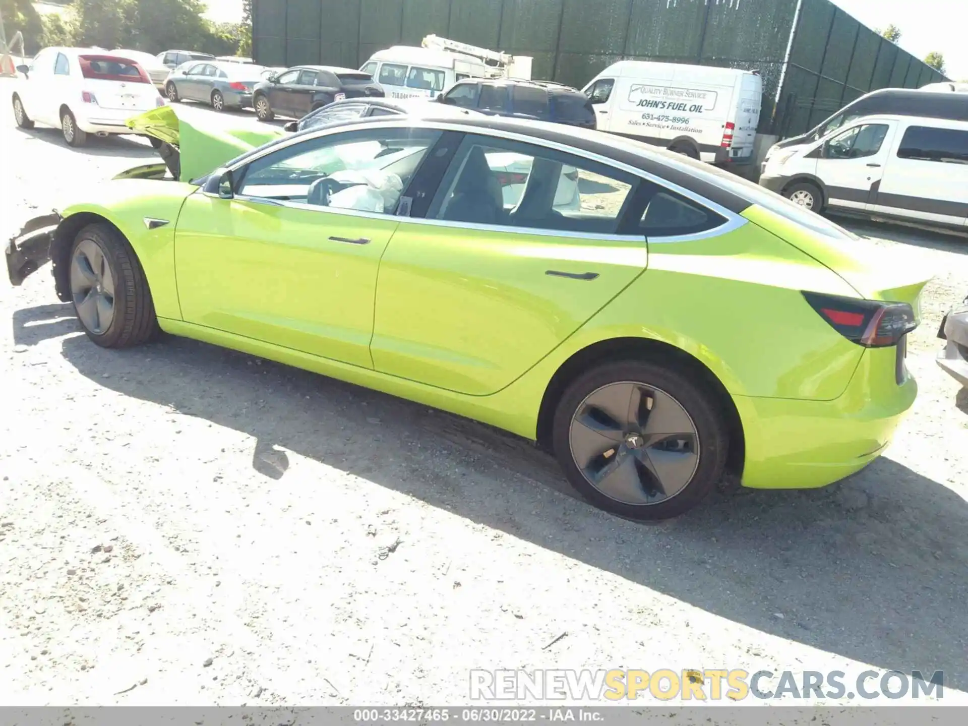 3 Photograph of a damaged car 5YJ3E1EA5LF797261 TESLA MODEL 3 2020