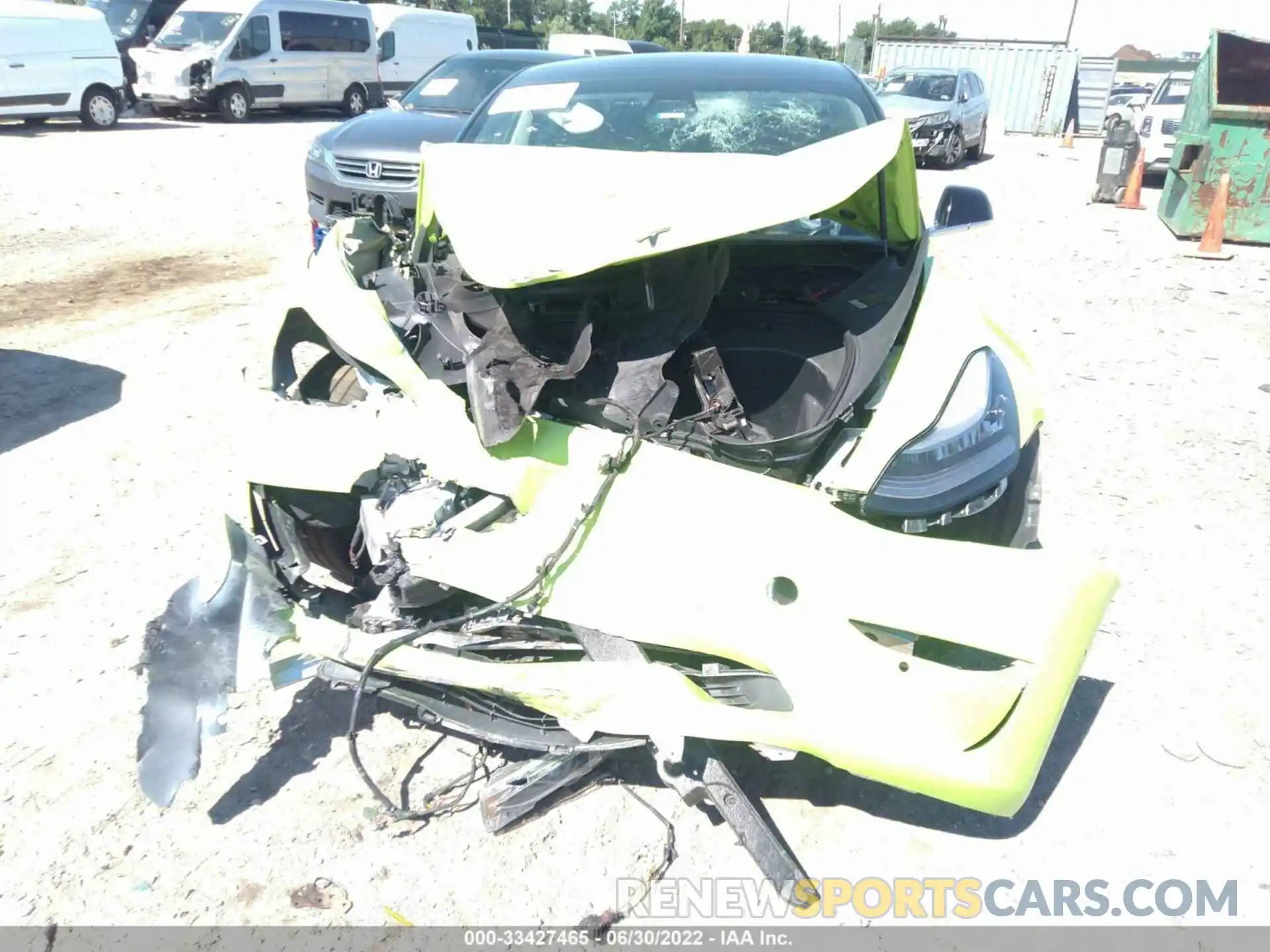 6 Photograph of a damaged car 5YJ3E1EA5LF797261 TESLA MODEL 3 2020