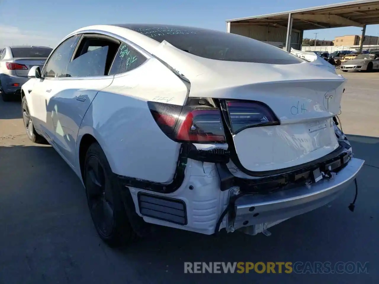 3 Photograph of a damaged car 5YJ3E1EA6LF504676 TESLA MODEL 3 2020