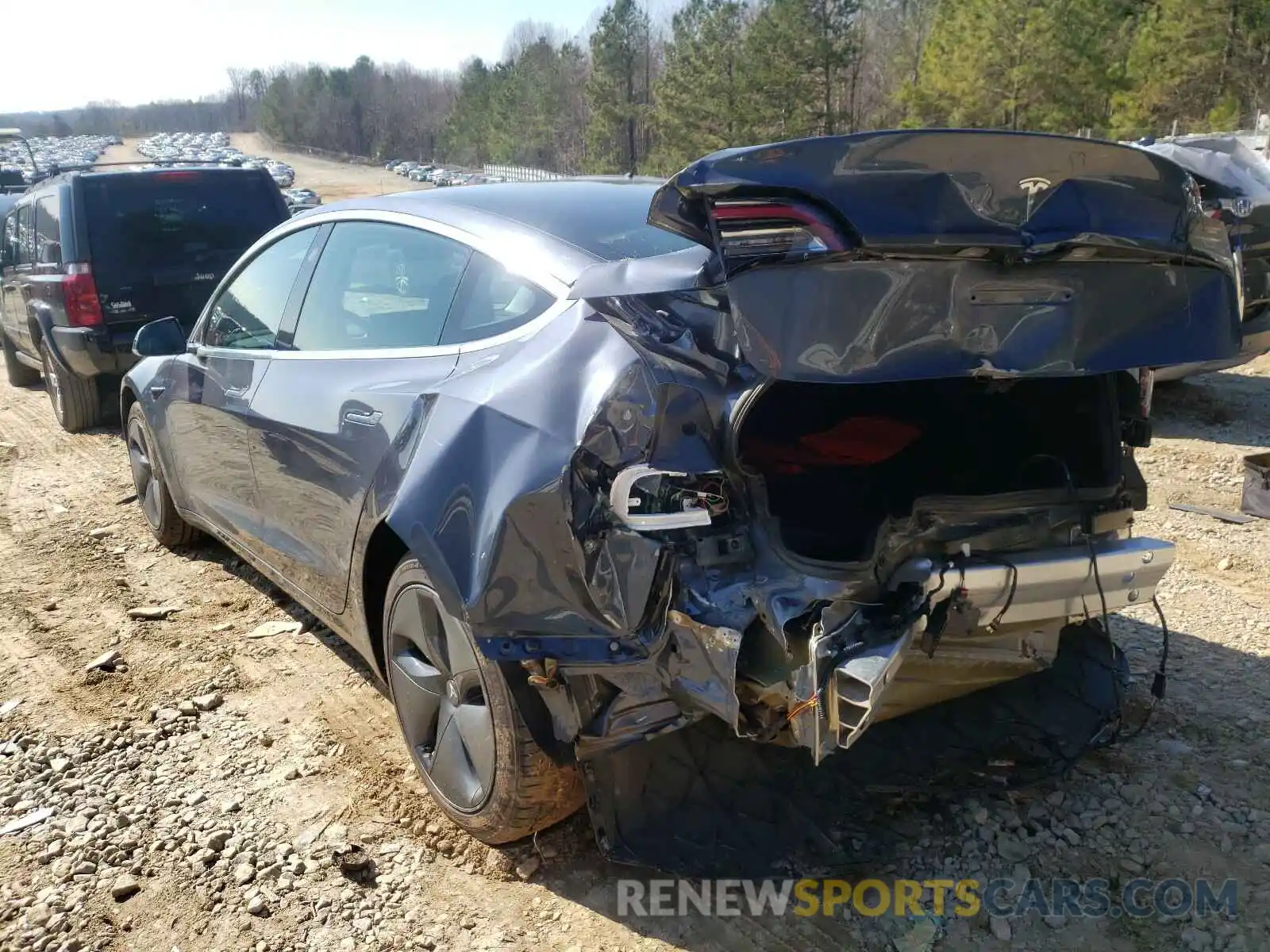 3 Photograph of a damaged car 5YJ3E1EA6LF596971 TESLA MODEL 3 2020