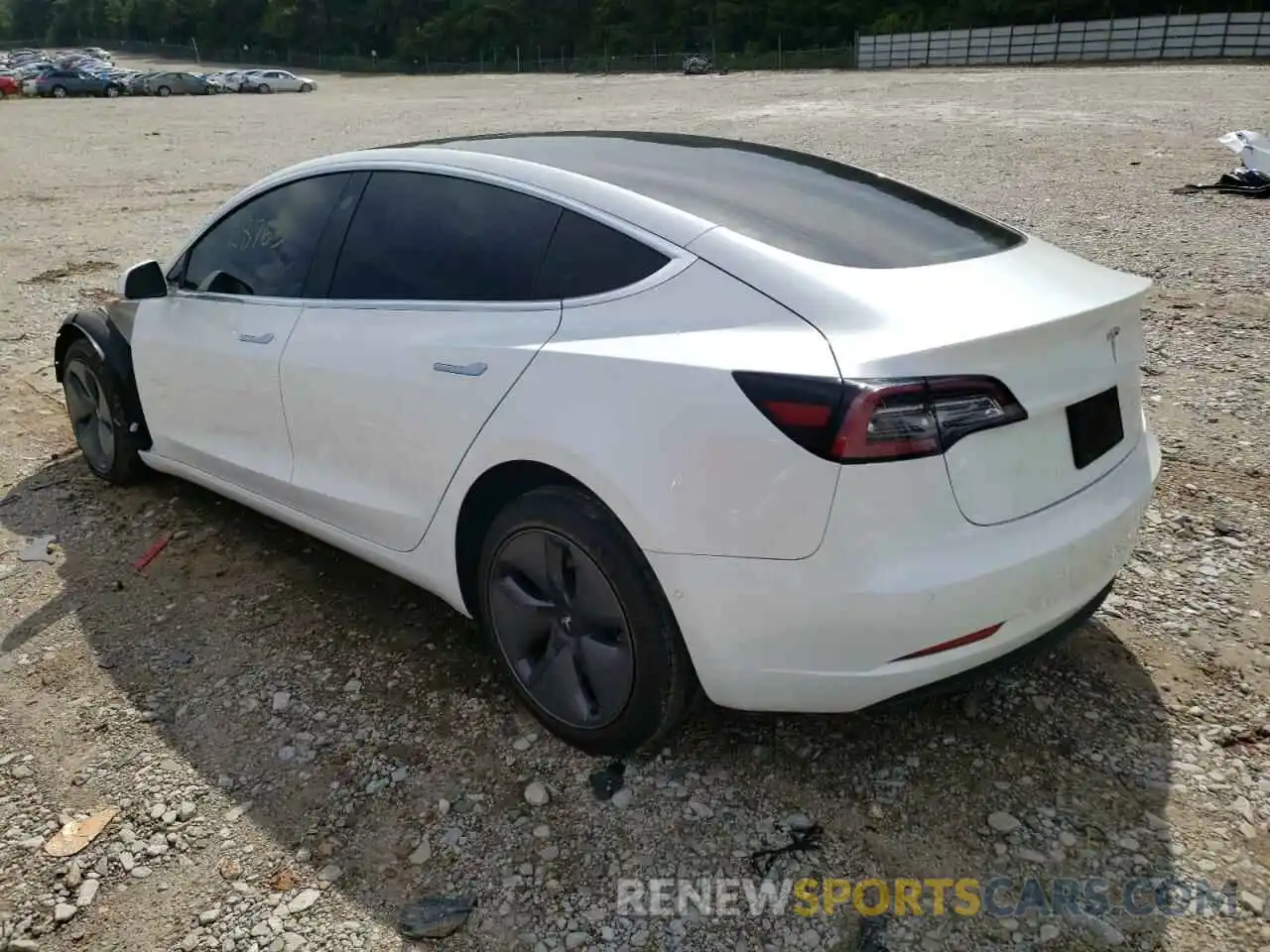 3 Photograph of a damaged car 5YJ3E1EA6LF598137 TESLA MODEL 3 2020