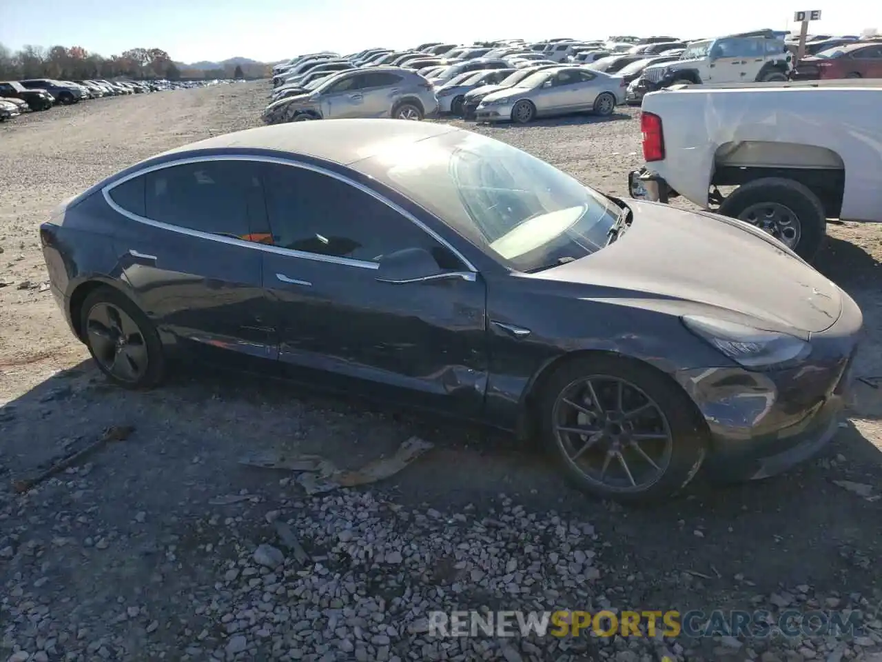 4 Photograph of a damaged car 5YJ3E1EA6LF598249 TESLA MODEL 3 2020