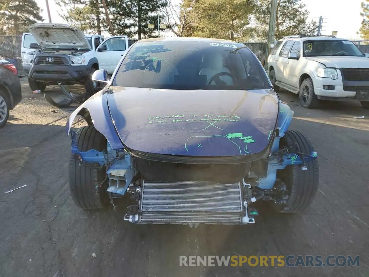 5 Photograph of a damaged car 5YJ3E1EA6LF615079 TESLA MODEL 3 2020