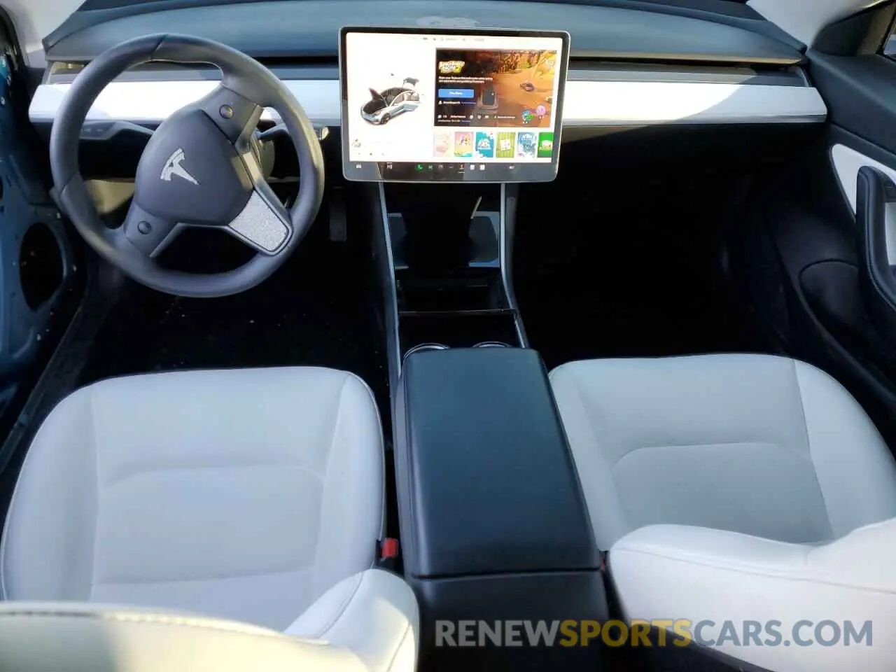 8 Photograph of a damaged car 5YJ3E1EA6LF615079 TESLA MODEL 3 2020