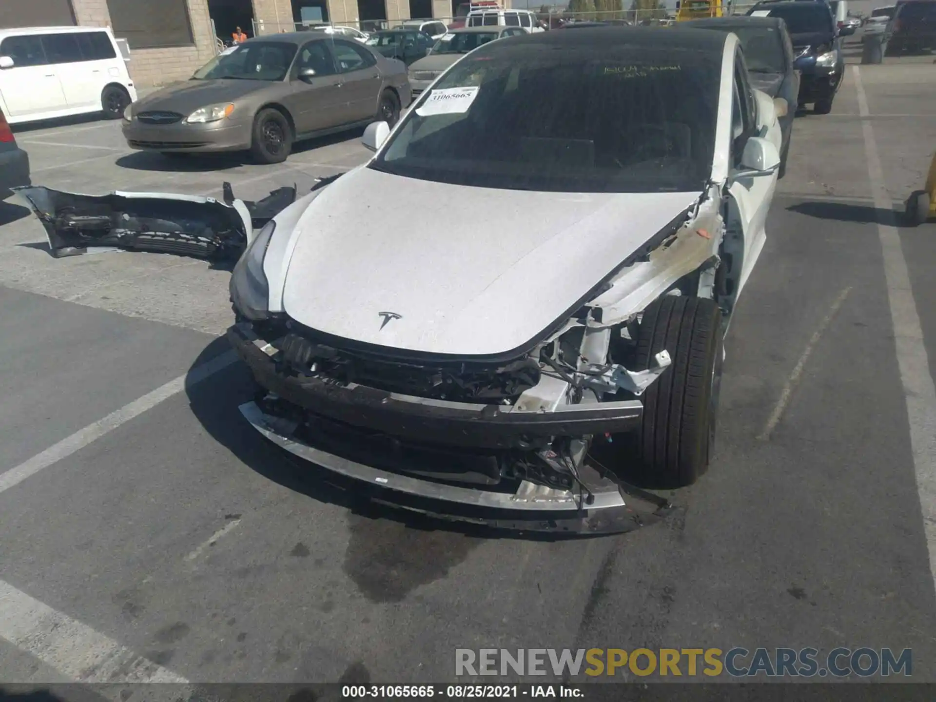 6 Photograph of a damaged car 5YJ3E1EA6LF632593 TESLA MODEL 3 2020