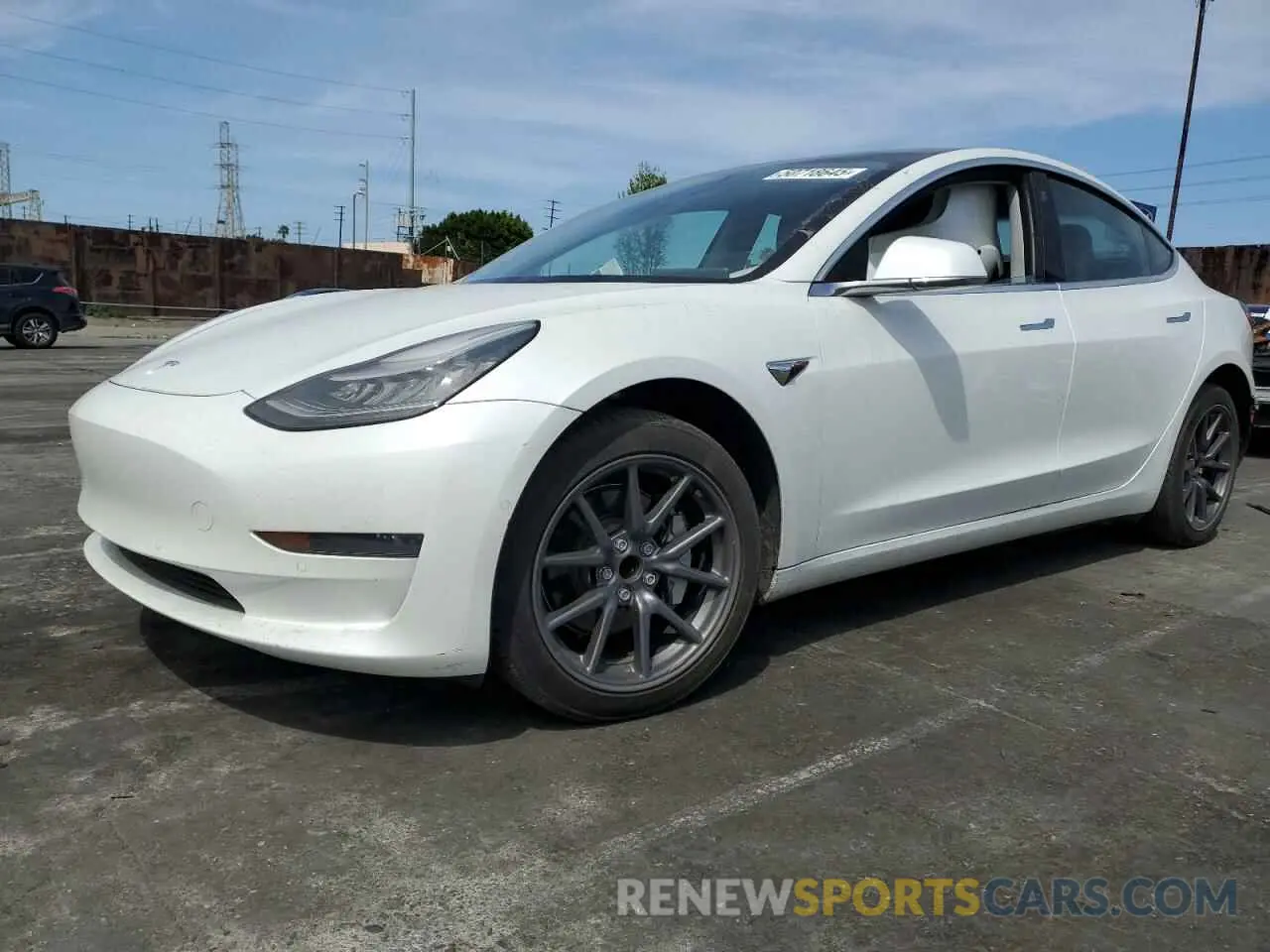 1 Photograph of a damaged car 5YJ3E1EA6LF634067 TESLA MODEL 3 2020