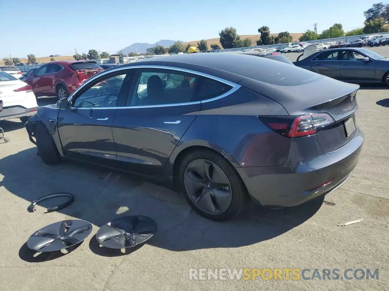 2 Photograph of a damaged car 5YJ3E1EA6LF644212 TESLA MODEL 3 2020