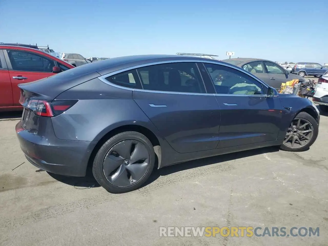 3 Photograph of a damaged car 5YJ3E1EA6LF644212 TESLA MODEL 3 2020