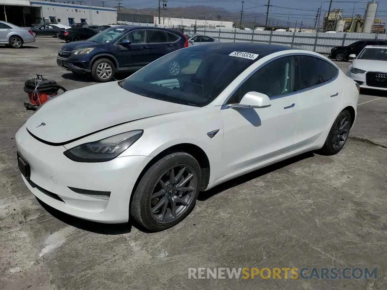 1 Photograph of a damaged car 5YJ3E1EA6LF659759 TESLA MODEL 3 2020