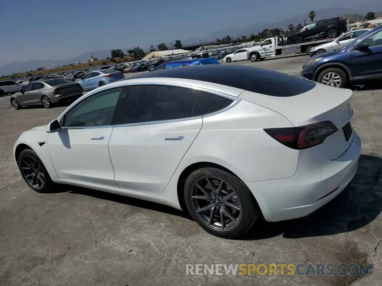 2 Photograph of a damaged car 5YJ3E1EA6LF659759 TESLA MODEL 3 2020