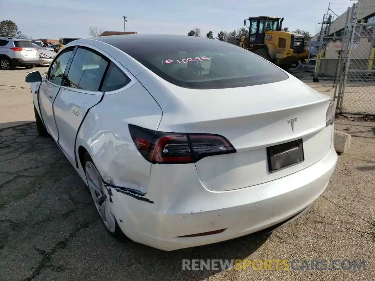 3 Photograph of a damaged car 5YJ3E1EA6LF661625 TESLA MODEL 3 2020