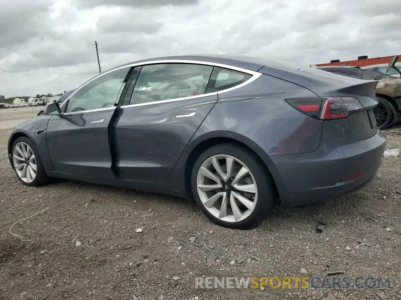 2 Photograph of a damaged car 5YJ3E1EA6LF662600 TESLA MODEL 3 2020