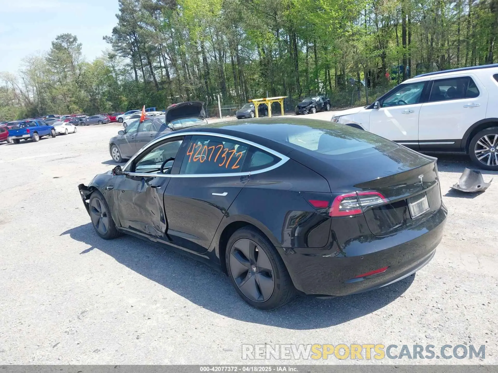 3 Photograph of a damaged car 5YJ3E1EA6LF704523 TESLA MODEL 3 2020