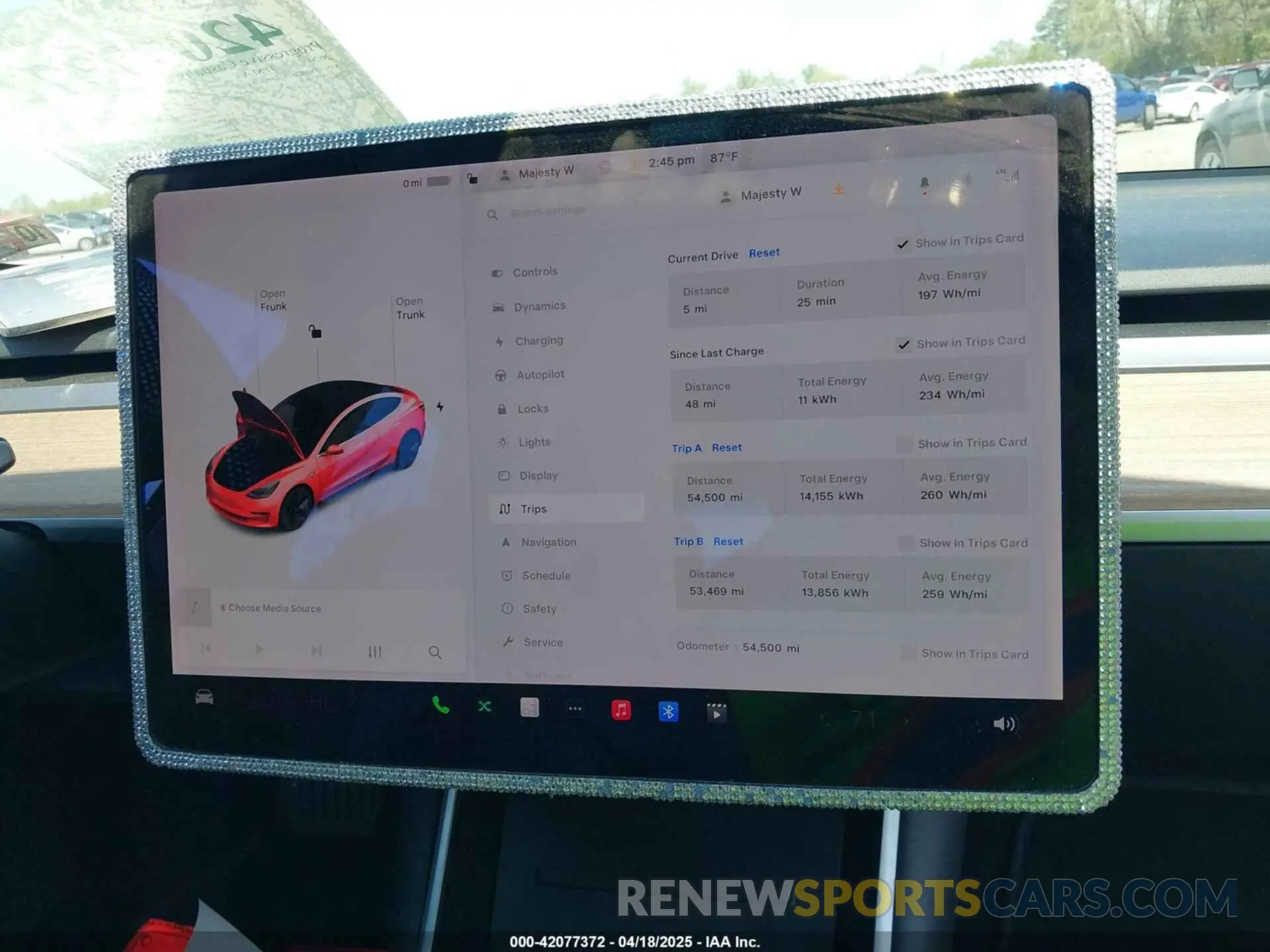 7 Photograph of a damaged car 5YJ3E1EA6LF704523 TESLA MODEL 3 2020
