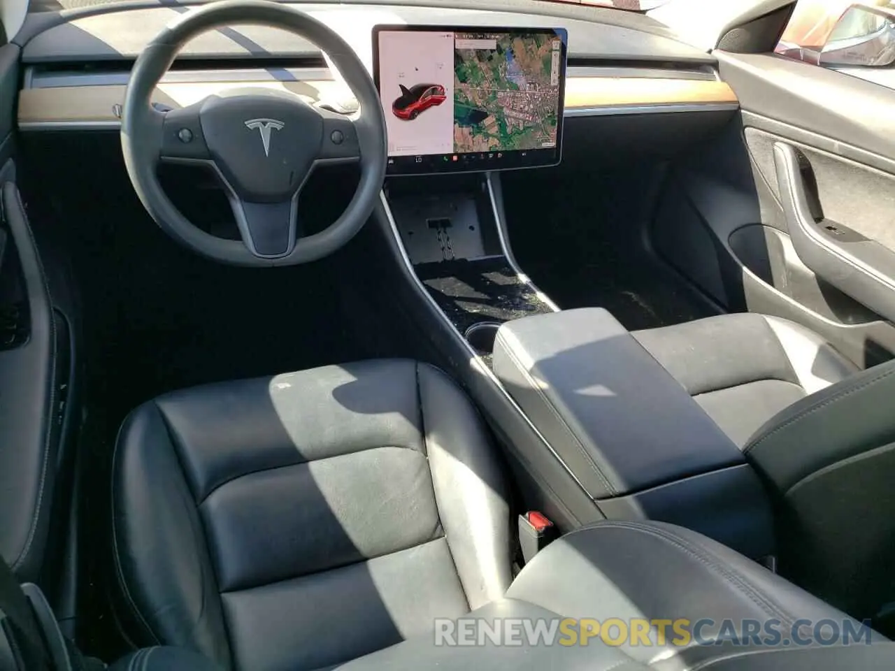 8 Photograph of a damaged car 5YJ3E1EA6LF705655 TESLA MODEL 3 2020
