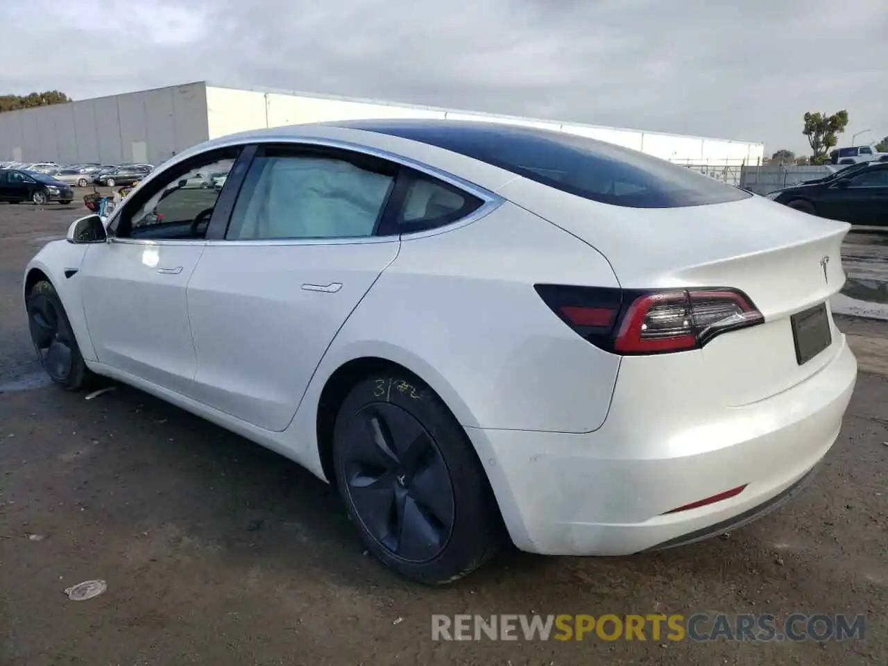 2 Photograph of a damaged car 5YJ3E1EA6LF706983 TESLA MODEL 3 2020