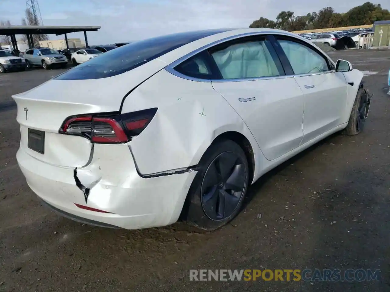 3 Photograph of a damaged car 5YJ3E1EA6LF706983 TESLA MODEL 3 2020