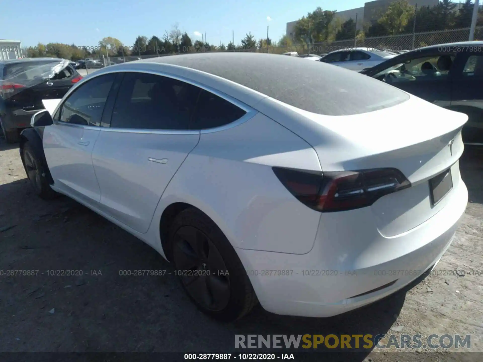 3 Photograph of a damaged car 5YJ3E1EA6LF737523 TESLA MODEL 3 2020