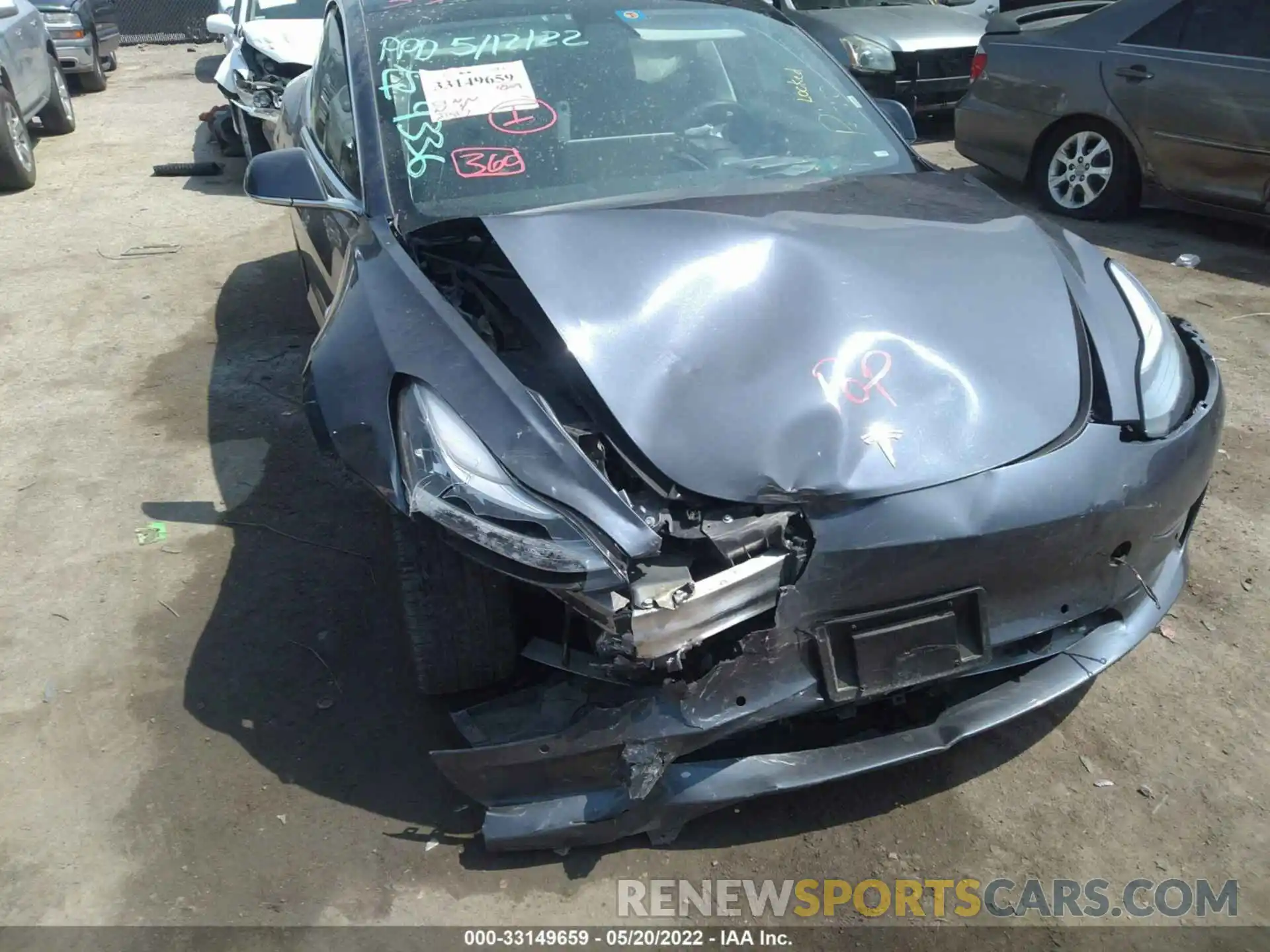 6 Photograph of a damaged car 5YJ3E1EA6LF739336 TESLA MODEL 3 2020