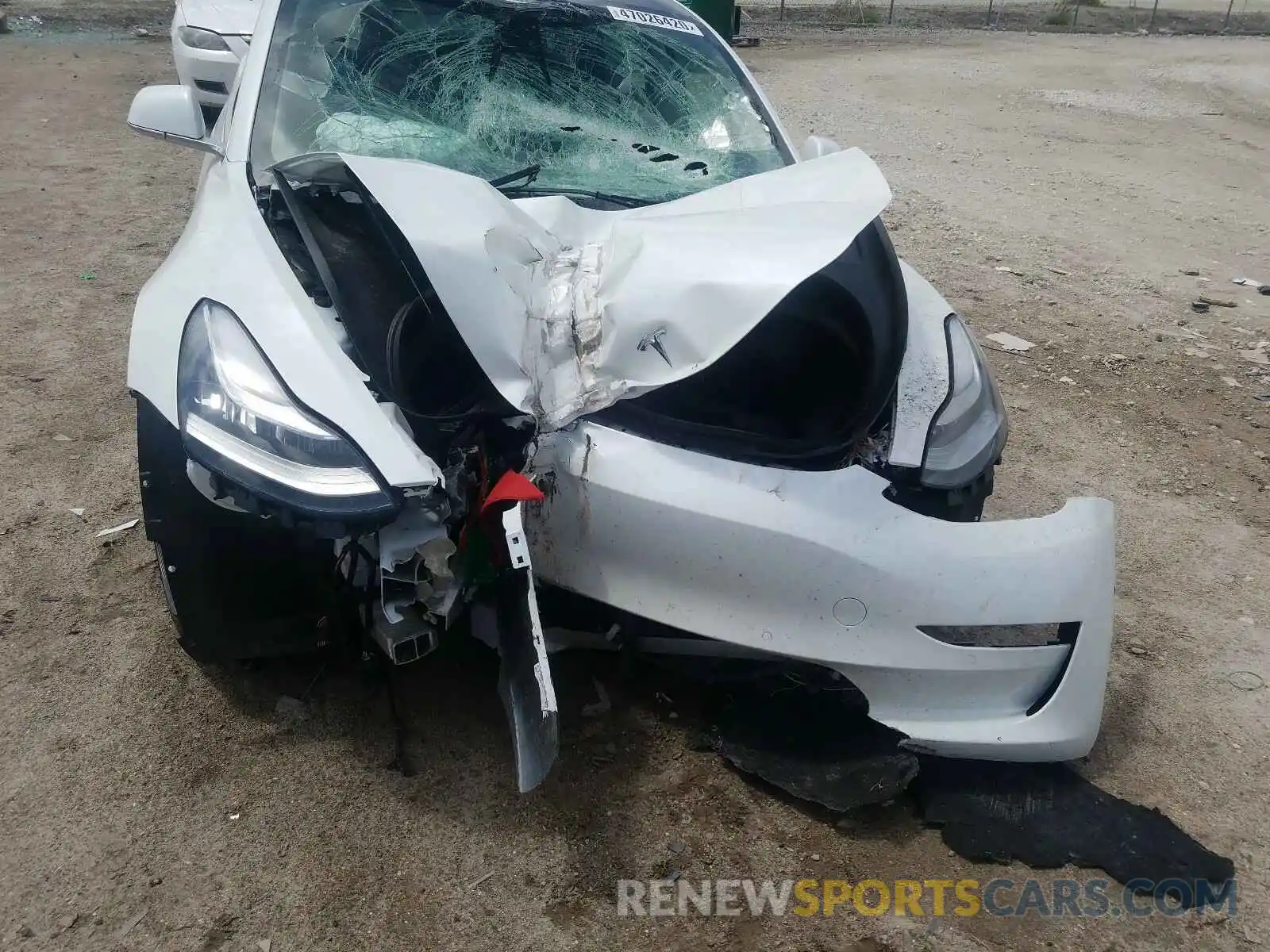 9 Photograph of a damaged car 5YJ3E1EA6LF740549 TESLA MODEL 3 2020