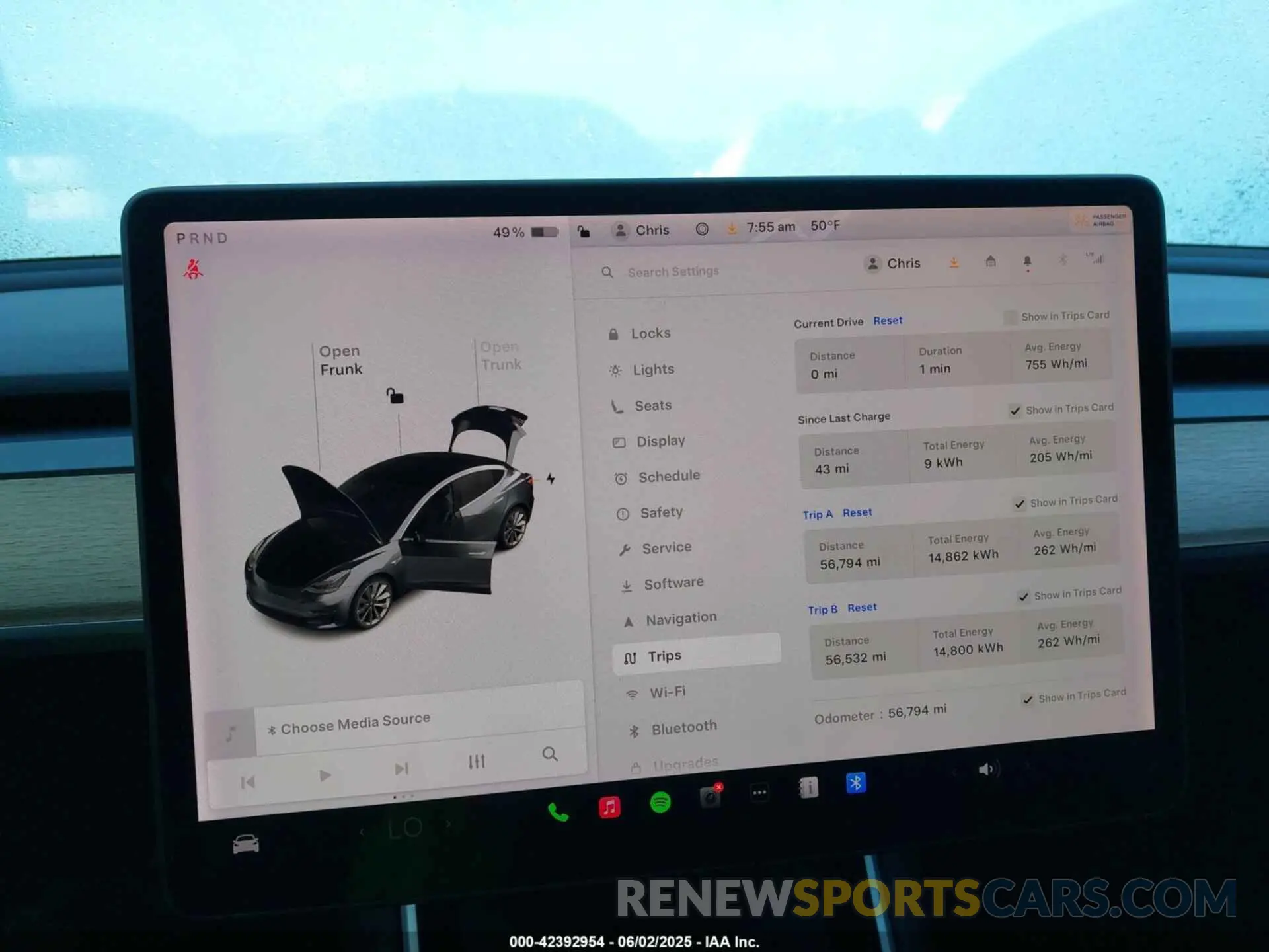 7 Photograph of a damaged car 5YJ3E1EA6LF740728 TESLA MODEL 3 2020
