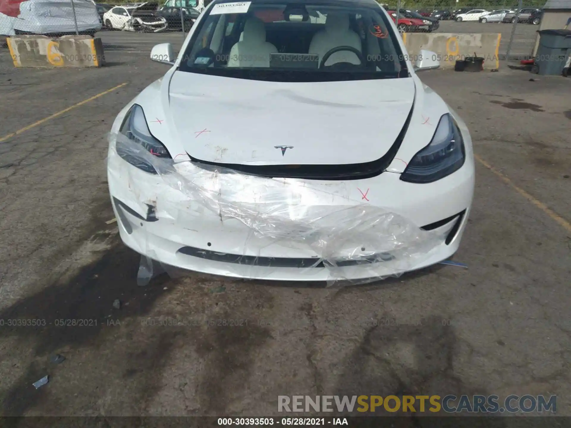 6 Photograph of a damaged car 5YJ3E1EA6LF740986 TESLA MODEL 3 2020