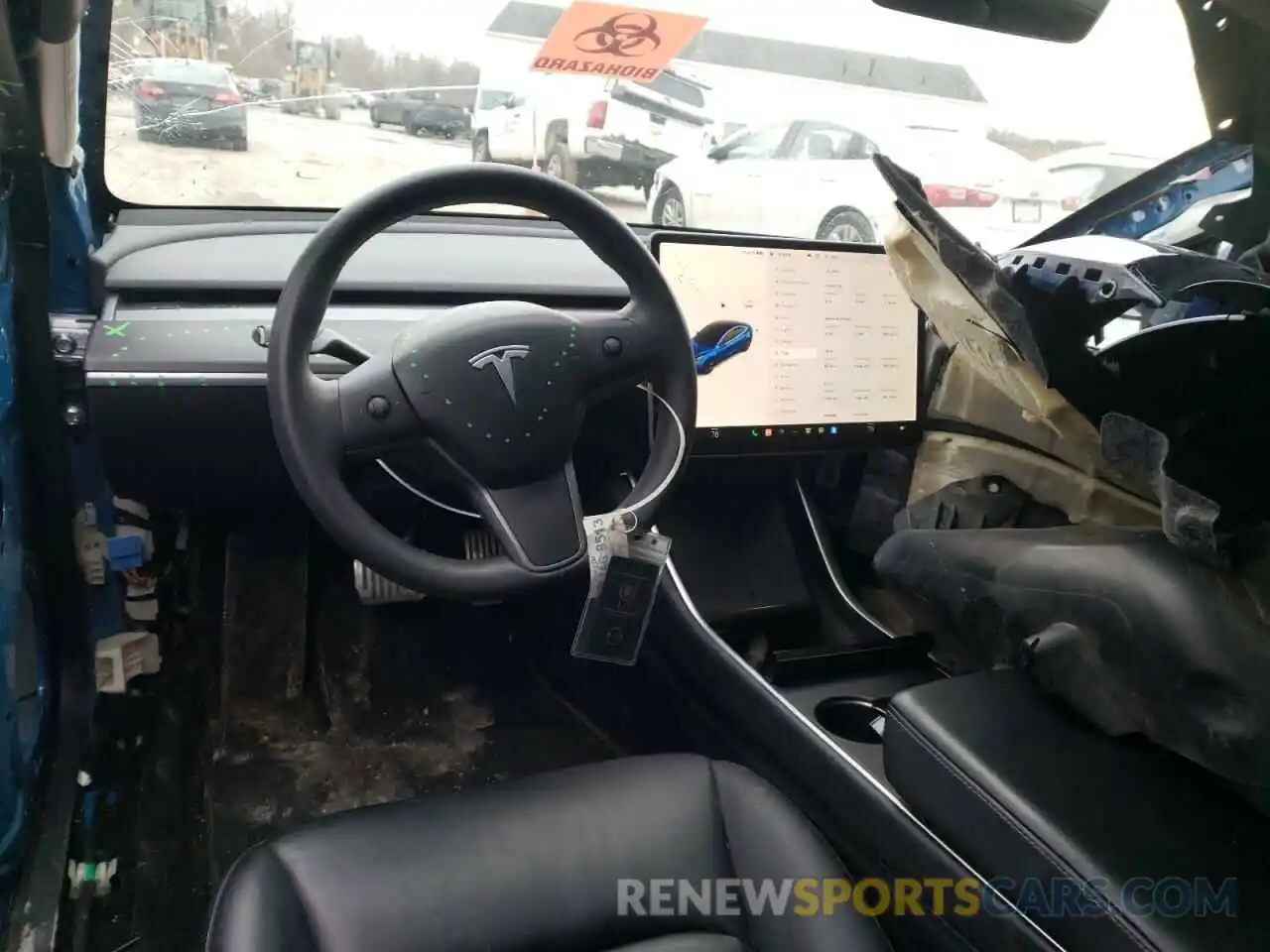 8 Photograph of a damaged car 5YJ3E1EA6LF785040 TESLA MODEL 3 2020