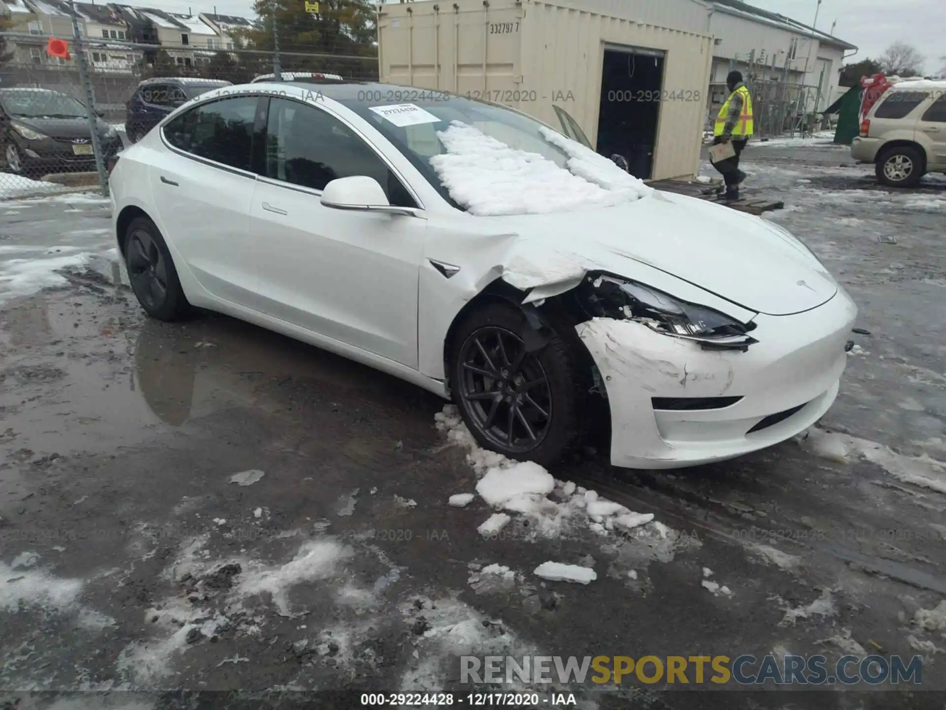 1 Photograph of a damaged car 5YJ3E1EA6LF785443 TESLA MODEL 3 2020