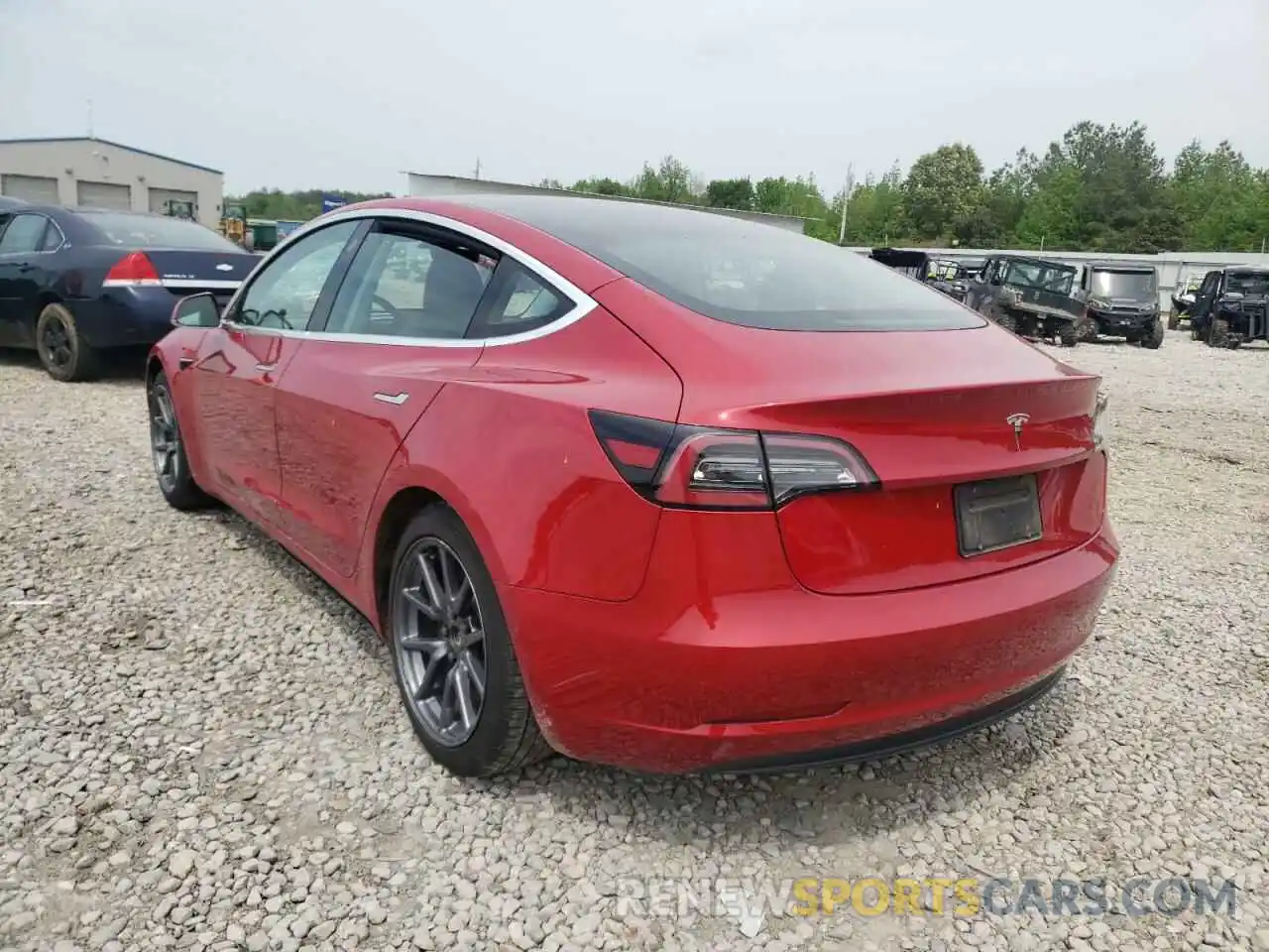 3 Photograph of a damaged car 5YJ3E1EA6LF792358 TESLA MODEL 3 2020