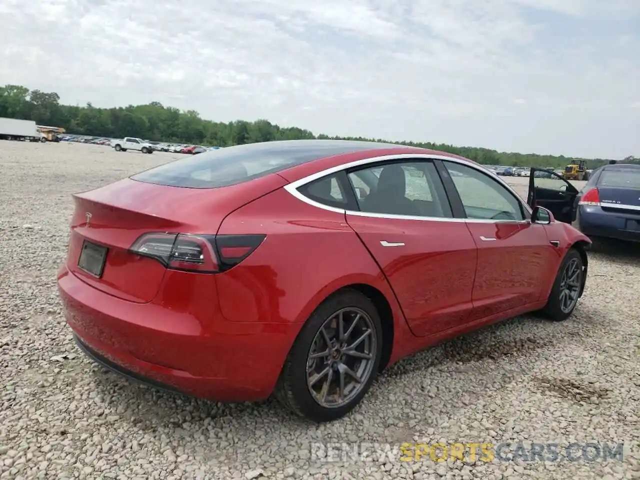 4 Photograph of a damaged car 5YJ3E1EA6LF792358 TESLA MODEL 3 2020