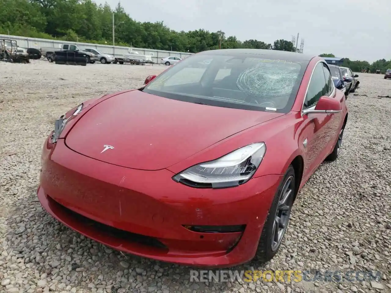 9 Photograph of a damaged car 5YJ3E1EA6LF792358 TESLA MODEL 3 2020