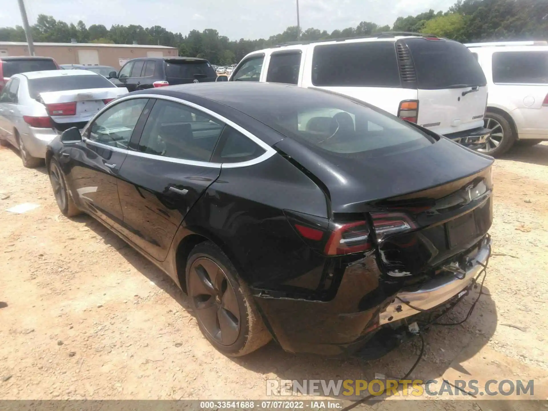 3 Photograph of a damaged car 5YJ3E1EA6LF796569 TESLA MODEL 3 2020