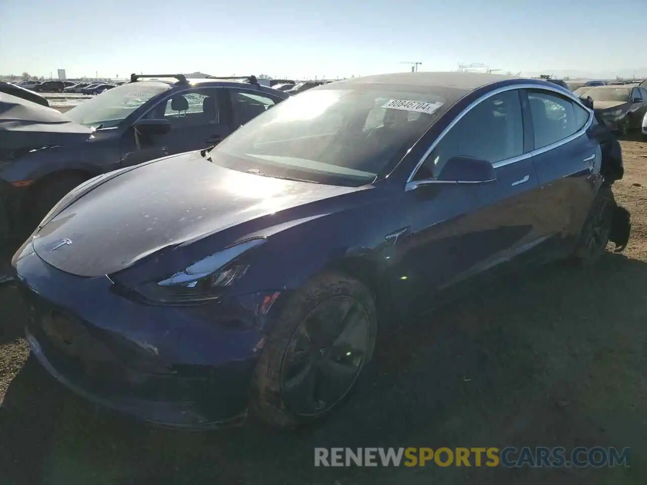 1 Photograph of a damaged car 5YJ3E1EA6LF799276 TESLA MODEL 3 2020