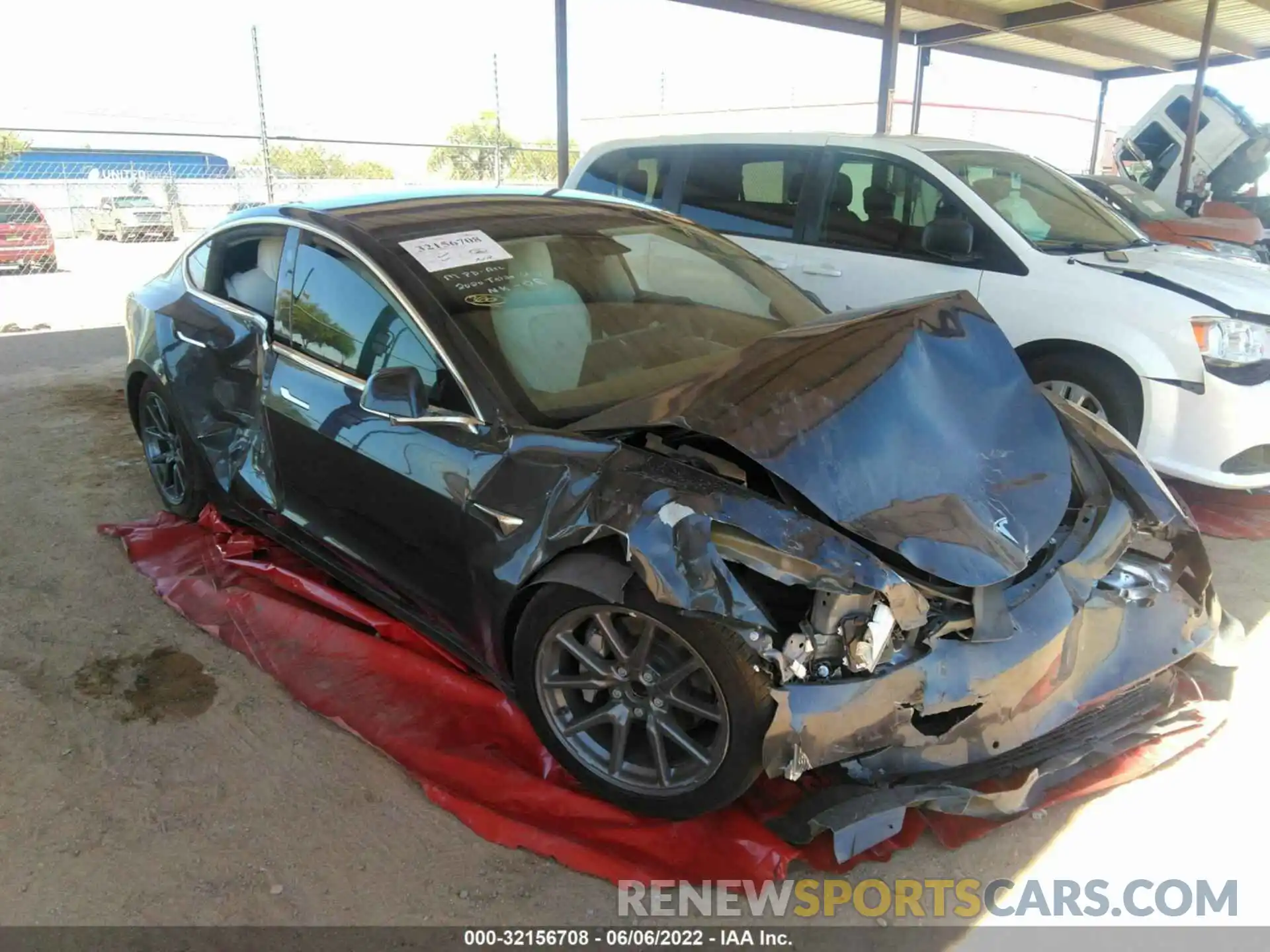 6 Photograph of a damaged car 5YJ3E1EA6LF804833 TESLA MODEL 3 2020