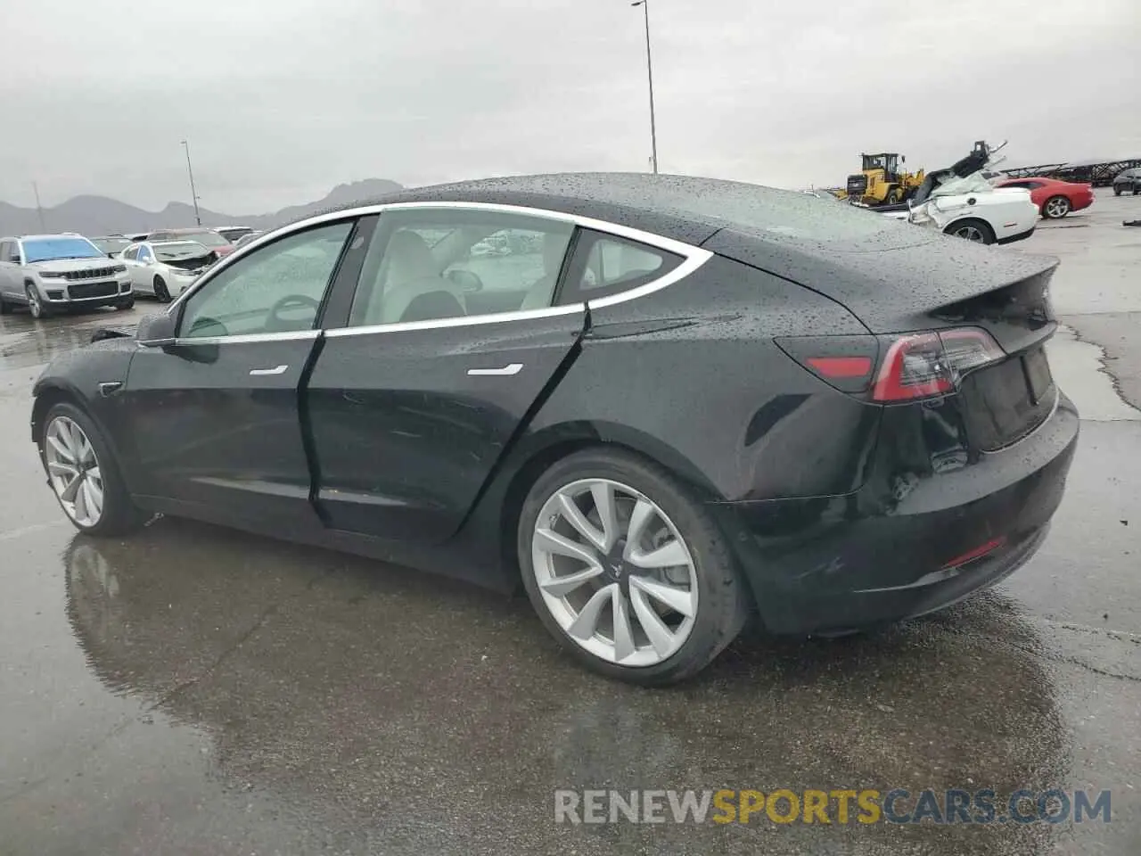 2 Photograph of a damaged car 5YJ3E1EA6LF806744 TESLA MODEL 3 2020