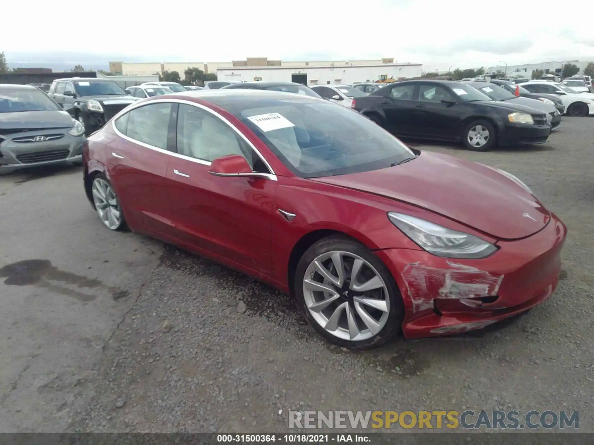 6 Photograph of a damaged car 5YJ3E1EA6LF806937 TESLA MODEL 3 2020