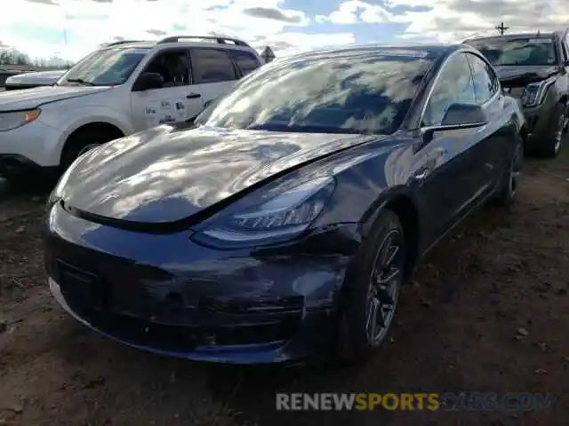 2 Photograph of a damaged car 5YJ3E1EA7LF495793 TESLA MODEL 3 2020